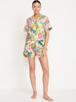 Poplin Pajama Set | Old Navy (US)