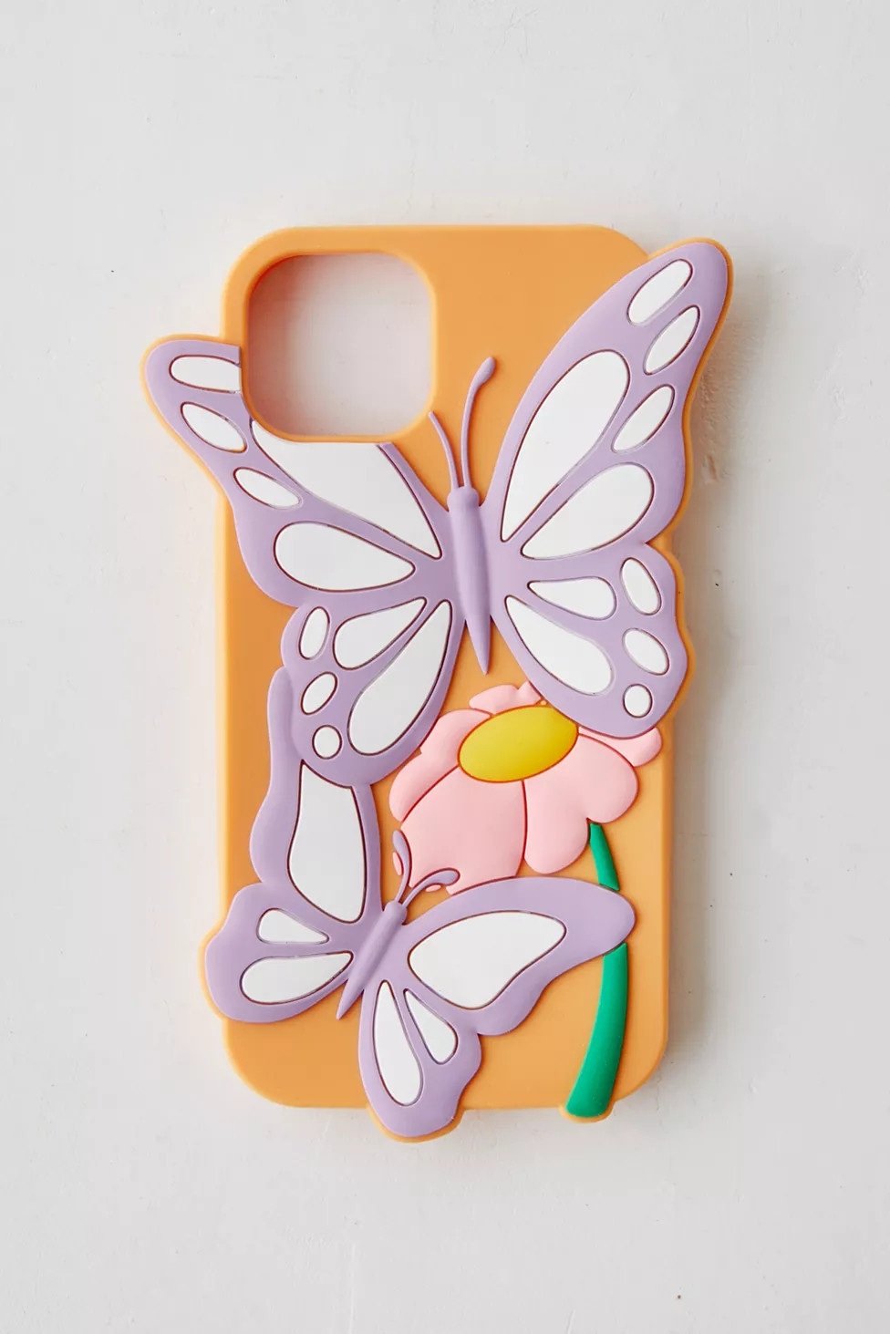 UO Butterfly Silicone iPhone Case | Urban Outfitters (US and RoW)