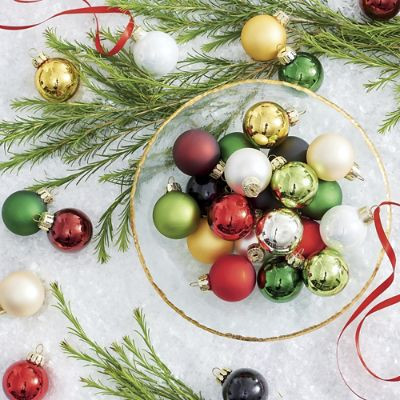 Classic Mini Ornaments, Set of 32 | Grandin Road