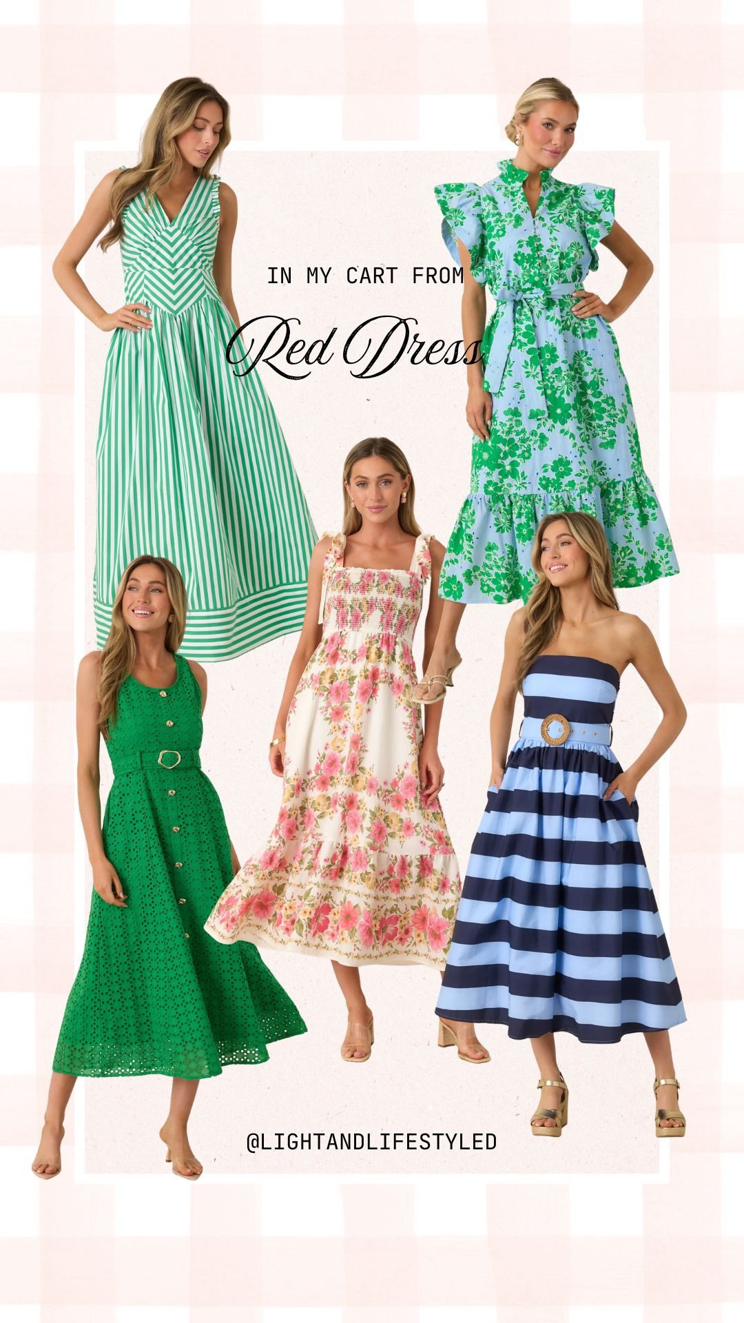 These are currently in cart for some summer fun!!! You can tell I am in love with green! Each style comes in multiple colors options! @Red Dress