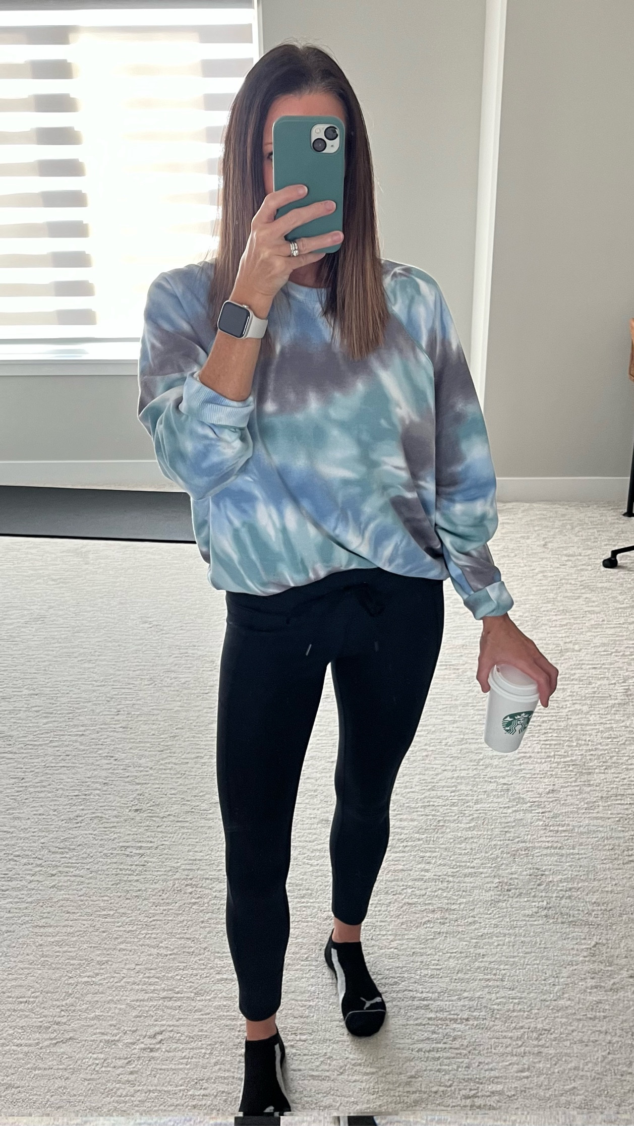 Casual warm winter outfit. Loungewear, oversized sweatshirt, fleece lined leggings/joggers. My Sweatshirt is old but find similar looks below  

#LTKSaleAlert #LTKFindsUnder50