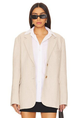 ASTR the Label Rachel Blazer in Natural from Revolve.com | Revolve Clothing (Global)