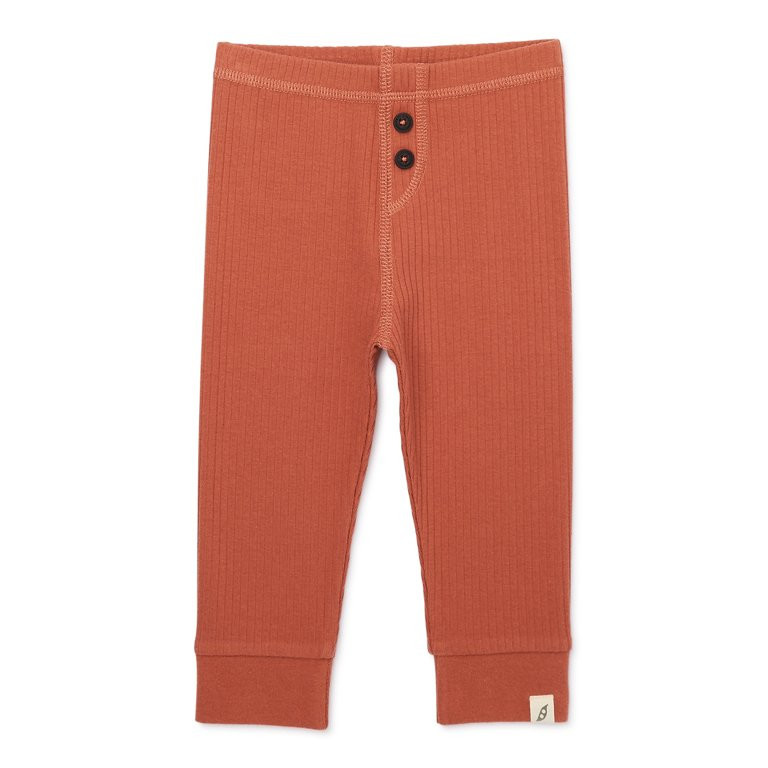 easy-peasy Baby Ribbed Leggings, Sizes 0-24 Months | Walmart (US)