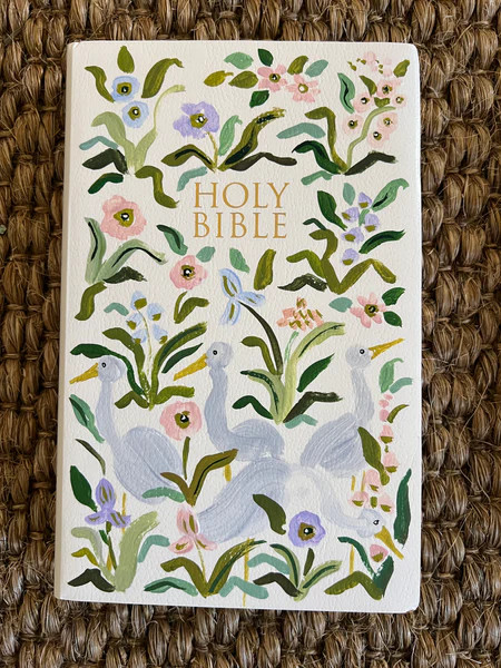 Herons in the Flowers No. 10, Original Handpainted NIV | Evelyn Henson