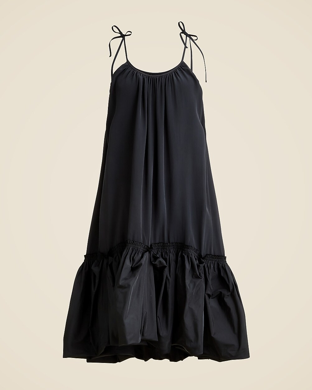 Collection bubble-hem mini dress in taffeta | J. Crew US