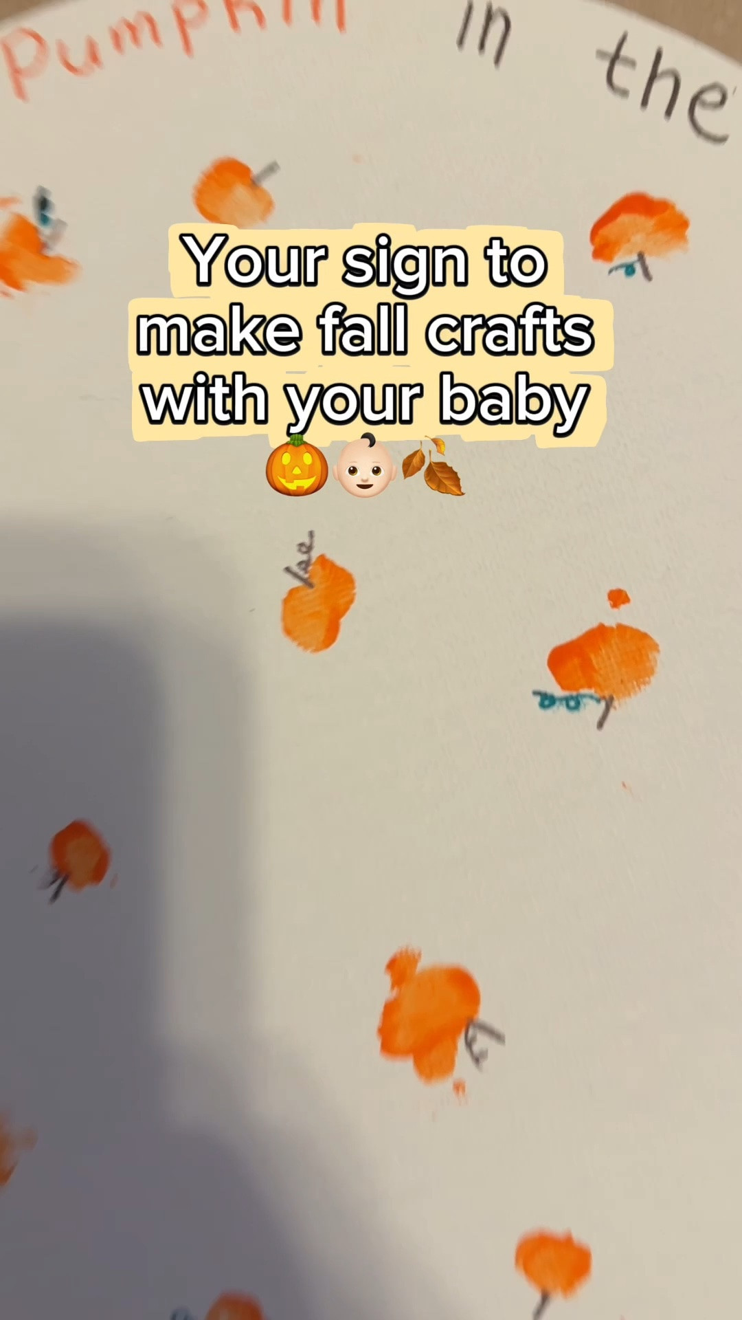 Such a cute and easy fall craft to do with your baby!

#LTKmomlife #LTKBaby