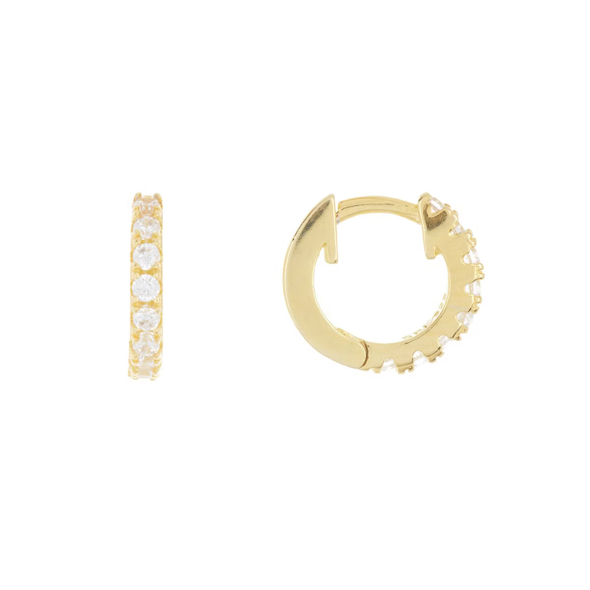 Adornia Mini Huggie Hoop Earrings | Target