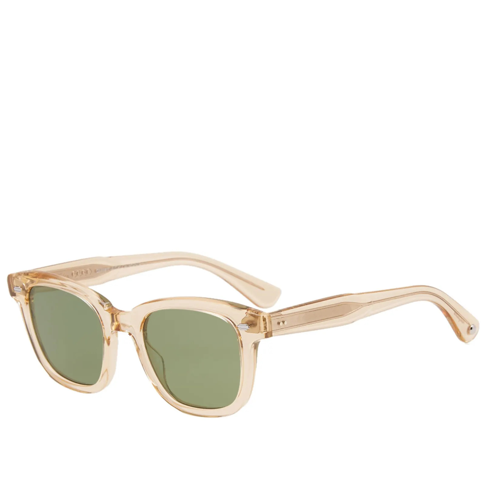 Garrett Leight Calabar Sunglasses Champage & Flat Pure Green | END. (UK) | End Clothing (UK & IE)