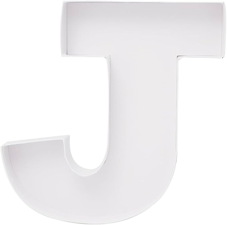 Cardboard Letter Fillable Charcuterie Board Candy Food Tray, 12.2 inch, Party Event Decoration (J... | Amazon (US)