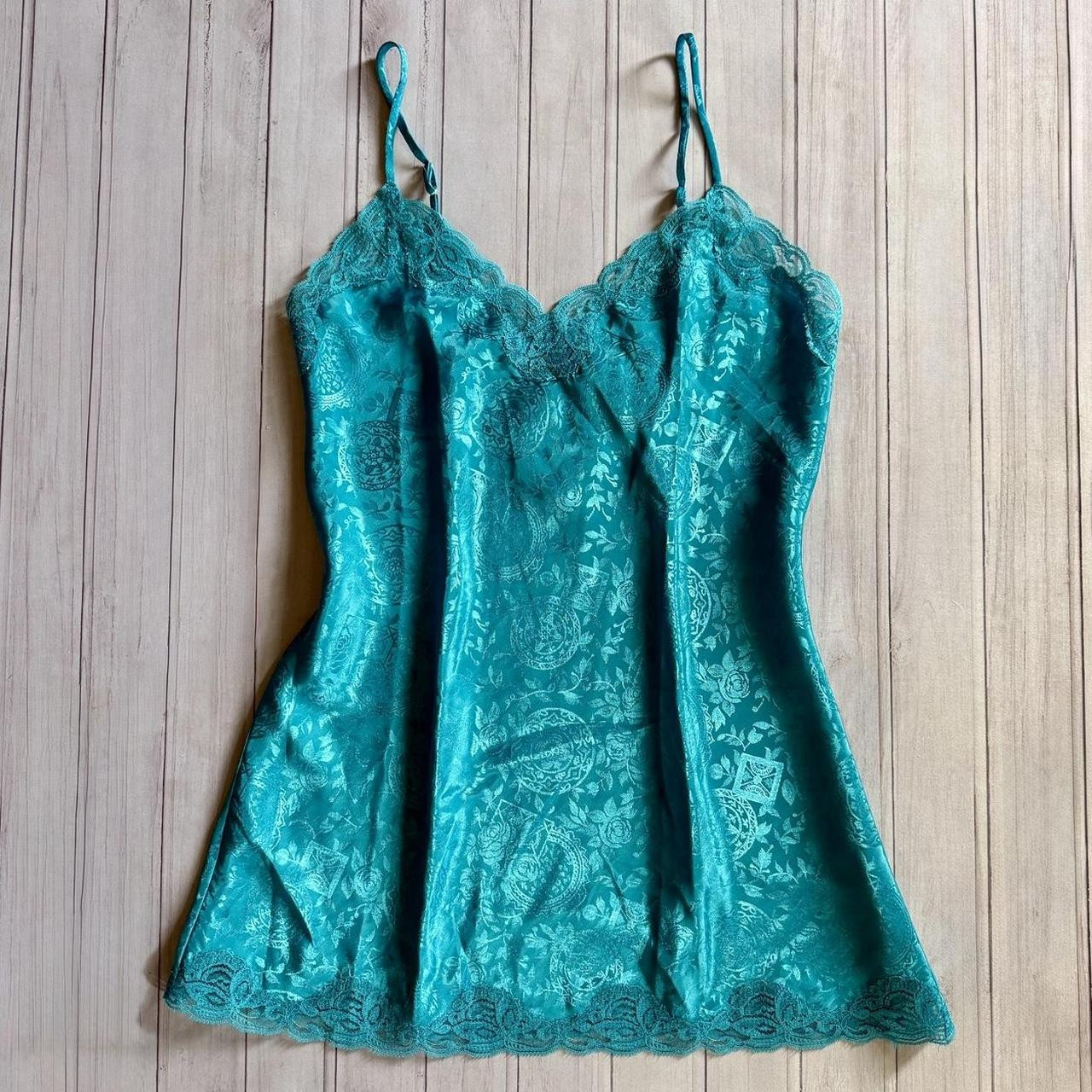 Teal Blue Victorias Secret Mini Dress

Cute slip... | Depop | Depop US