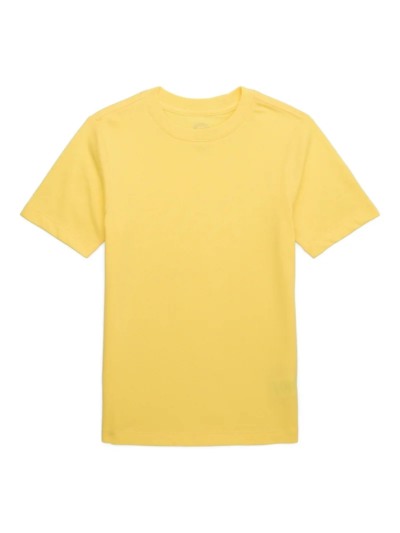 Wonder Nation Boys Kid Tough Short Sleeve T-Shirt, Sizes 4-18 & Husky - Walmart.com | Walmart (US)