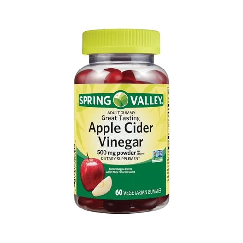 Unique Bundle Store Apple Cider Vinegar Gummies 500 mg – 60 Count, ACV Gummies with Natural Apple Flavor, Daily Wellness Gummy, Vegetarian ACV Supplement, Digestive Support (Pack of 1) | Amazon (US)