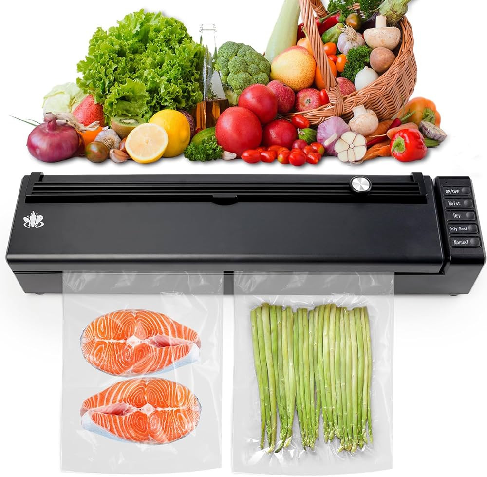 Amazon.com: Etunsia Vacuum Sealer Machine, Cordless Rechargeable Vacuum Sealer for Dry/Moist Food... | Amazon (US)