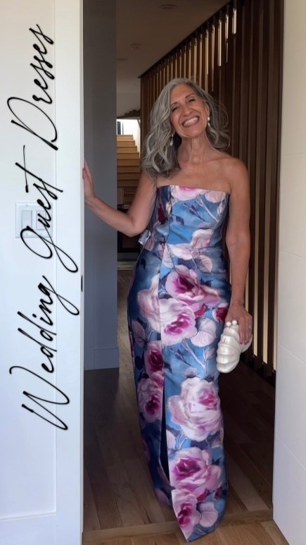 🌸 The strapless column that photographs like a painting.

A blue and pink large scale floral placed print column with a sleek strapless silhouette and a high slit that elongates beautifully. The bold floral placement creates a visual drama that is impossible to ignore from every angle.

Save this for your next invitation. 

Share it with a friend who’s shopping. 💌

#weddingguestdress #motherofthebride #springwedding #floralgown #weddingseason2026

#LTKOver40 #LTKPetite #LTKWedding