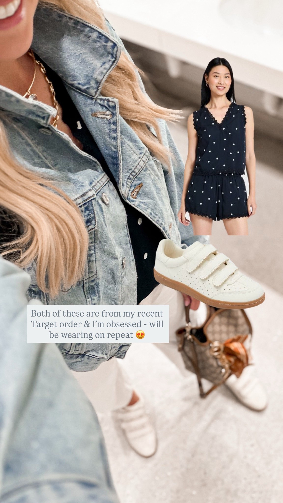 Target is on 🔥 lately
Sizing Details:
Top - small (true to size)
Jacket - xs (sized down)
Jeans - 26 (sized down)
Sneakers - 8 (true to size)

#LTKdayinmylife #LTKgrwm #LTKootd
