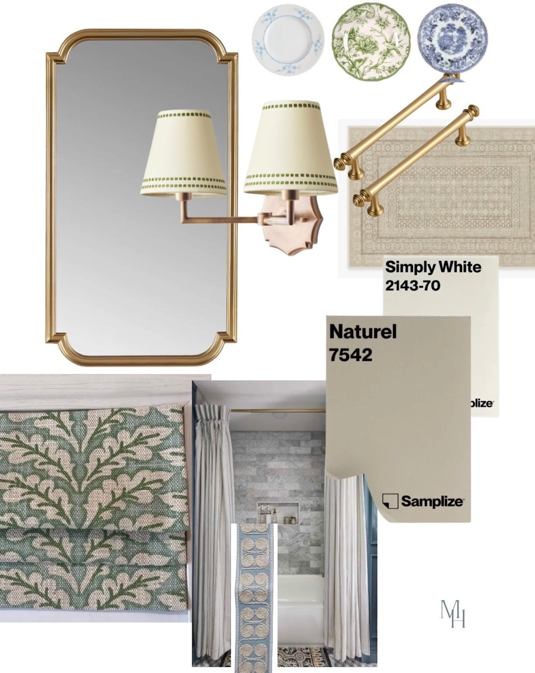 Bathroom refresh for a client who just finished up a blue and green bedroom… this will flow perfectly!