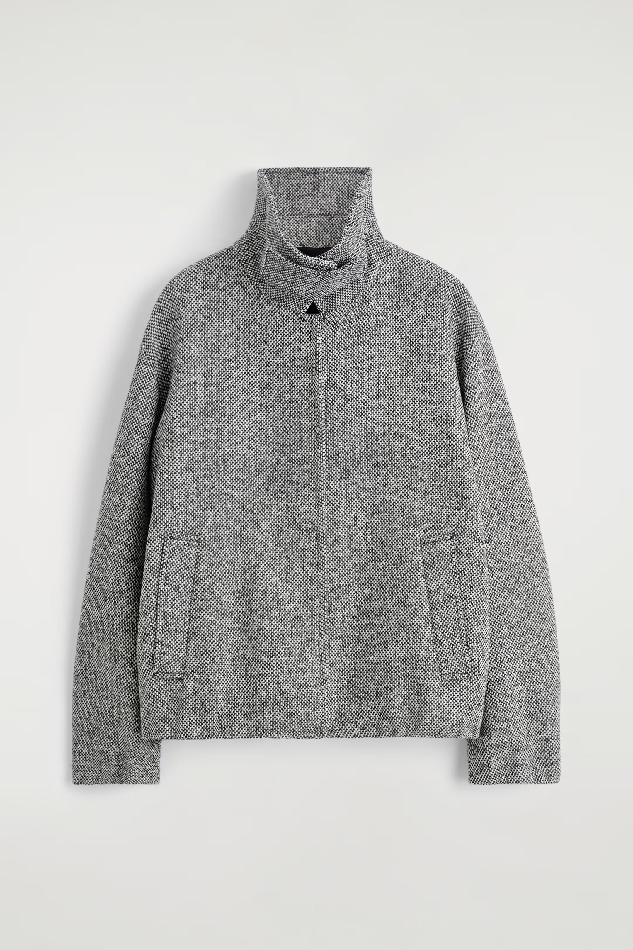 VESTE À COL CHEMINÉE EN TWEED DE LAINE | H&M (FR, IT, ES, PT, BE)