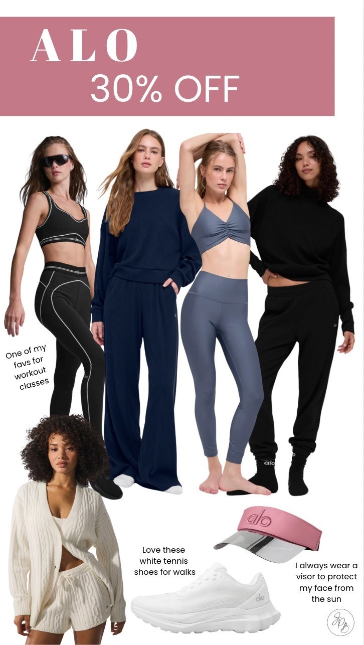 ALO 30% off 
Matching workout sets
White tennis shoes
Cozy Sets for Winter 

#LTKActive #LTKStyleTip #LTKShoeCrush