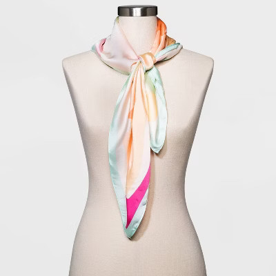 Women's Abstract Print Scarf - A New Day™ | Target