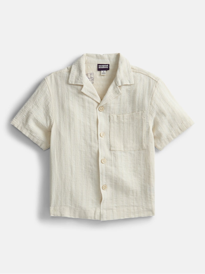 Weekend Academy Boys Button Down Shirt, Sizes 4-18 | Walmart (US)