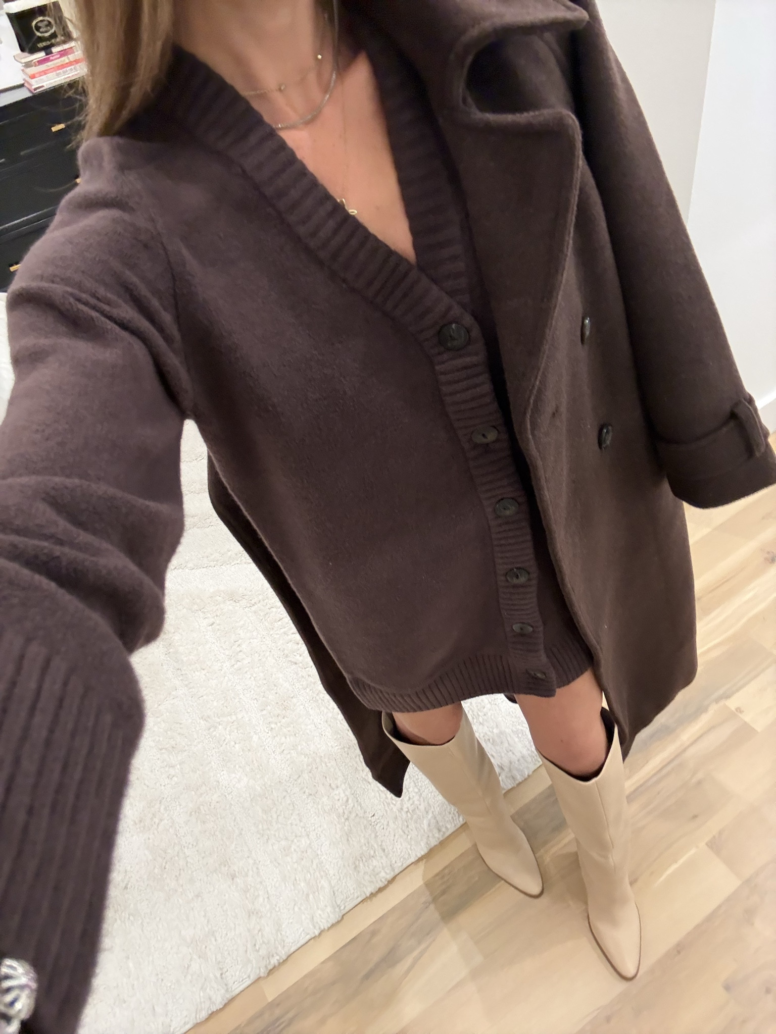 Sweater dress size xxsp winter coat xxsp knee boots Christmas outfit holiday outfit  

#LTKootd #LTKHoliday #LTKgrwm