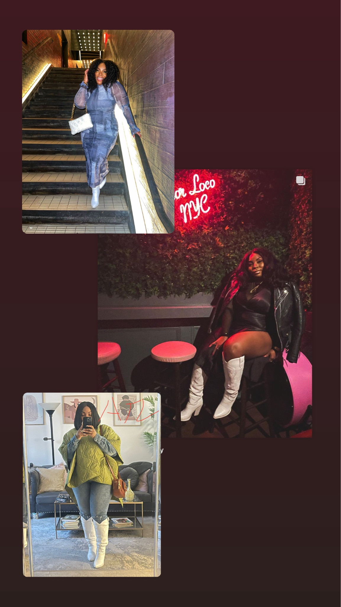 Comfortable winter white cowboy boots, wide calf friendly! 

#LTKstyletip #LTKSeasonal #LTKmidsize