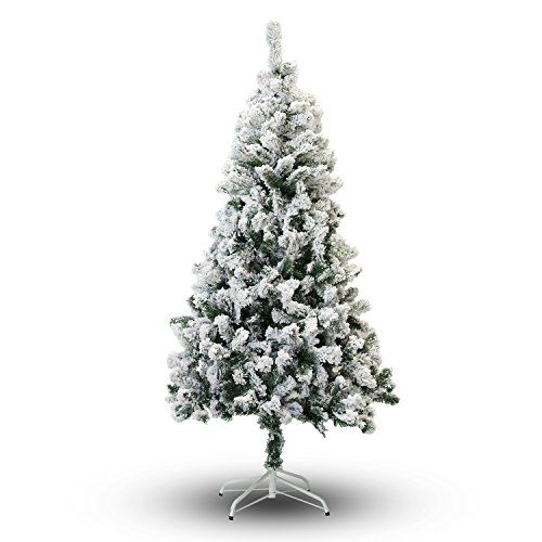 Perfect Holiday Christmas Tree, 6-Feet, Flocked Snow | Amazon (US)