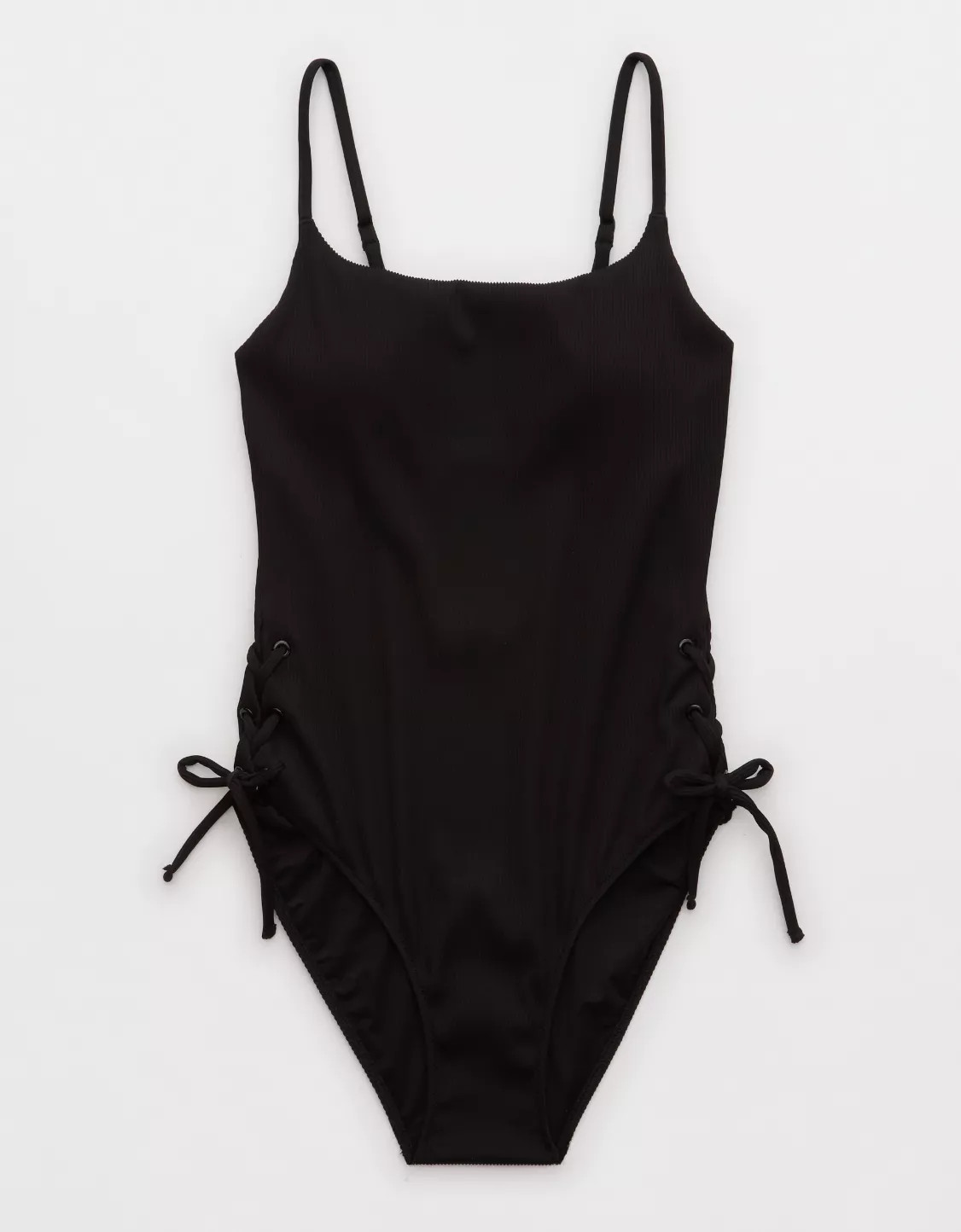 Aerie Ribbed Scoop One Piece Swimsuit | Aerie