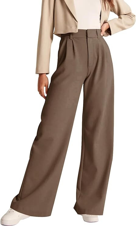 NIMIN High Waisted Work Pants for Women Business Casual Outfits 2025 Office Dress Pants Trousers ... | Amazon (US)