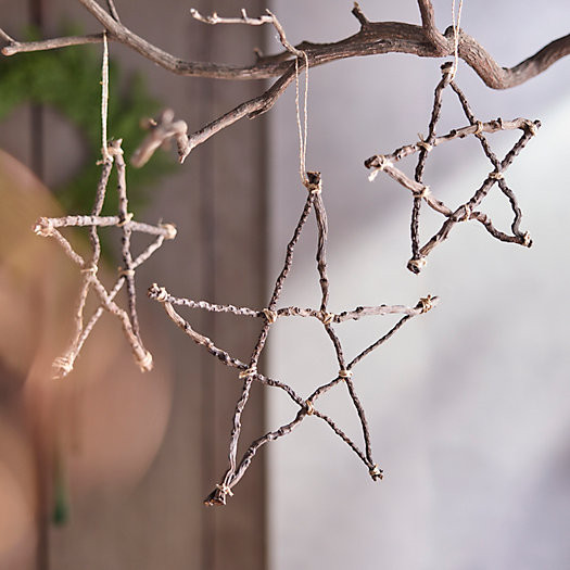 Starry Twig Ornaments, Set of 3 | Terrain