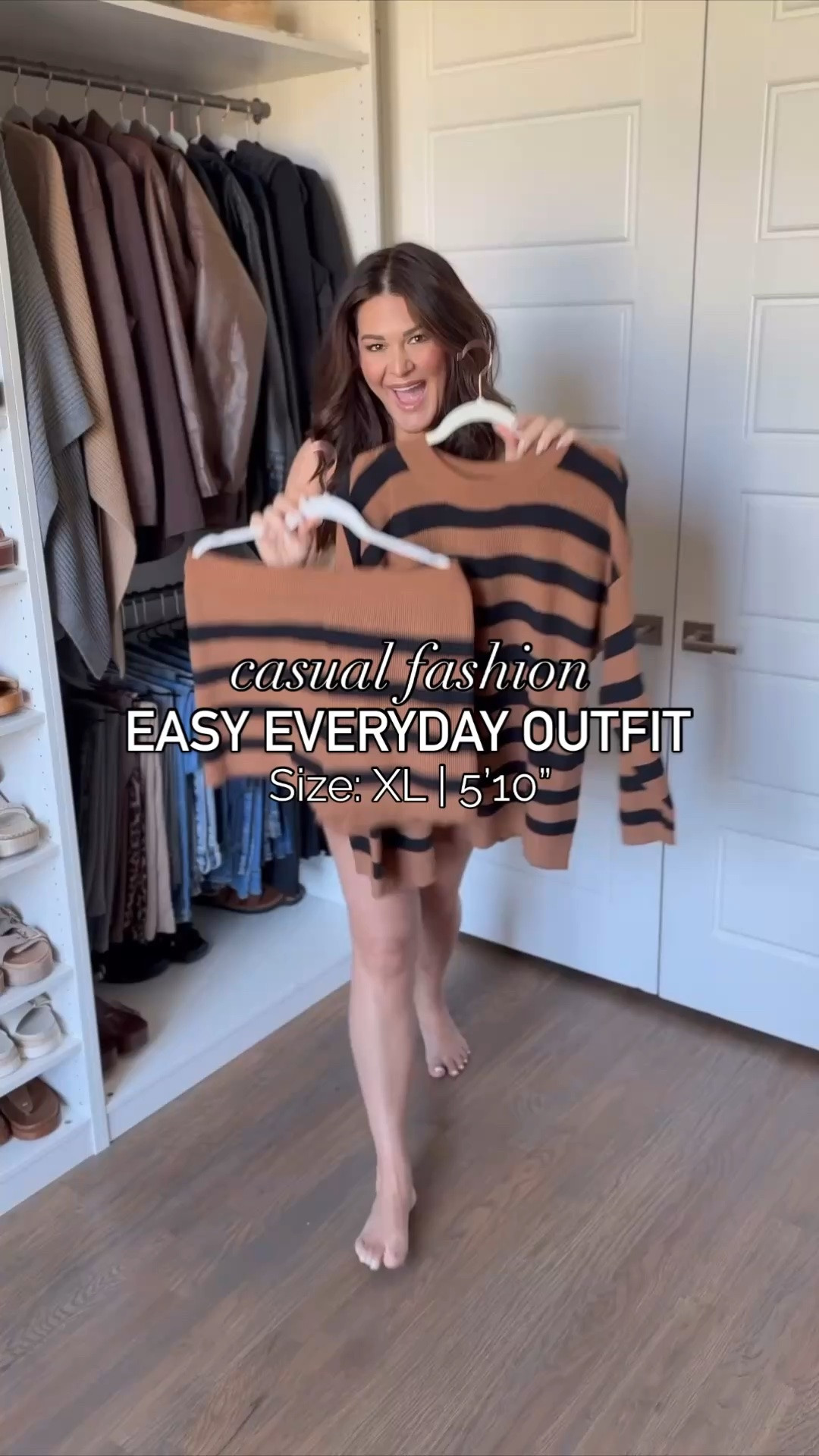 This is the effortless “throw on and go” outfit that still looks put together 👏🏼 This Amazon matching knit set is giving elevated casual, comfy chic, and cool mom energy all in one. And the viral crossbody bum bag? Still my most-used everyday bag because it literally goes with EVERYTHING.

Size: XL

This is the kind of easy summer outfit I’ll be wearing on repeat for errands, travel days, coffee runs, school pickup, casual dinners, and everyday life 🤎🖤 Paired it with comfy sneakers for the perfect sporty chic look.

If you love elevated basics, Amazon fashion finds, matching lounge sets, casual chic outfits, and affordable everyday style… this one is GOOD. Linked everything in my storefront before it sells out 🫶🏼

#amazonfashion #amazonfinds #ElevatedCasual #MatchingSet #everydaystyle

#LTKootd #LTKgrwm #LTKMidsize