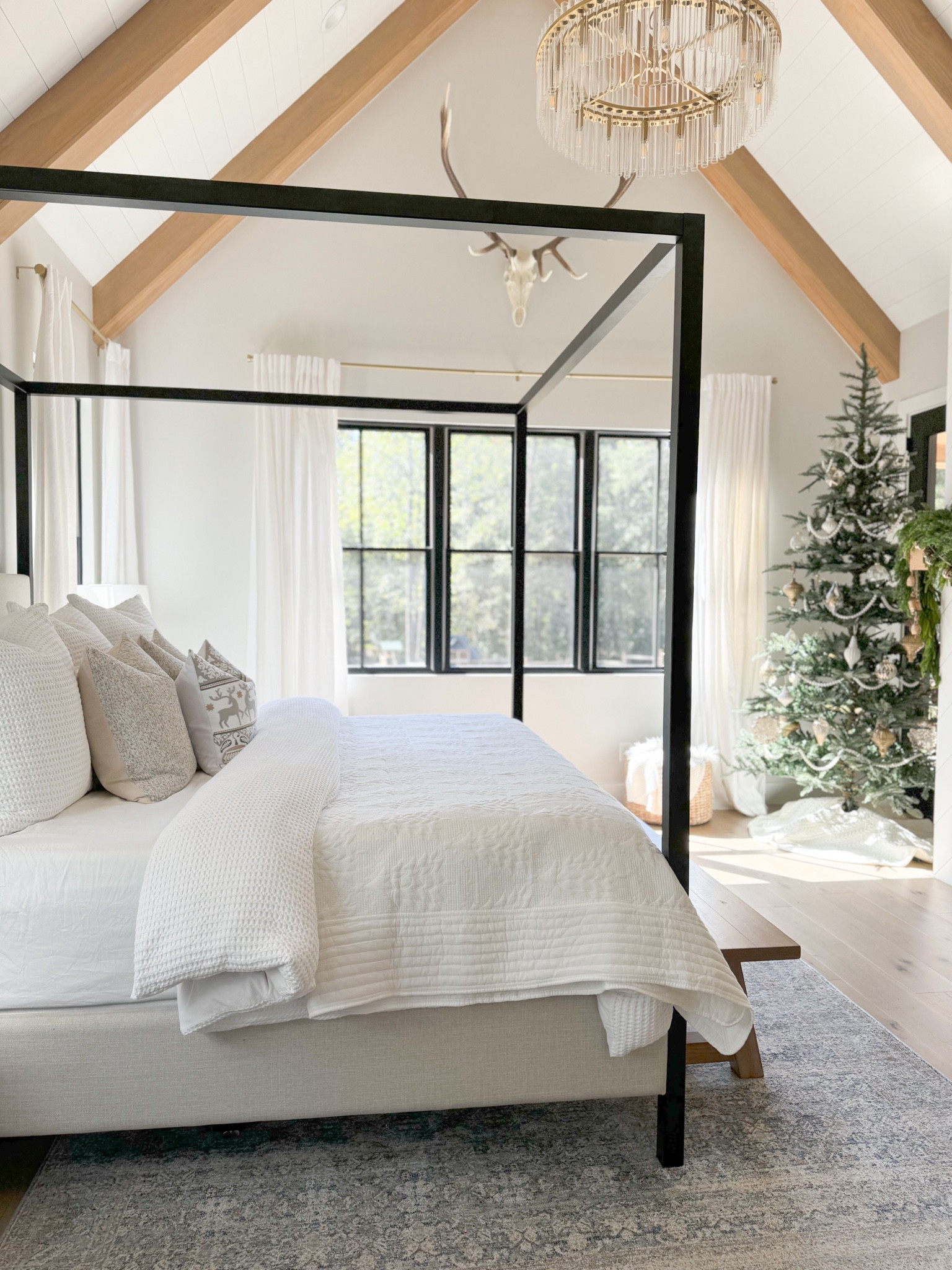 Embracing the magic of a white Christmas with my new @levtexhome bedding! The embroidered trees bring a cozy winter wonderland to my bedroom. And the waffle knit duvet is extra cozy. There’s nothing better than snuggling up in this festive warmth. 

Comment SHOP for links to this quilt and waffle knit duvet as well as some of my other favorites from Levtex Home.  I’ve also linked them in my LTK shop so you can shop directly from there. 

 #CozySeason #WinterVibes 
#levtexhome #levtexbedding
#masterbedroom #primarysuite #ownerssuite #modernfarmhouse #quilt #waffleduvet #christmasbedding #whitebedding

#LTKSeasonal #LTKHome #LTKHoliday