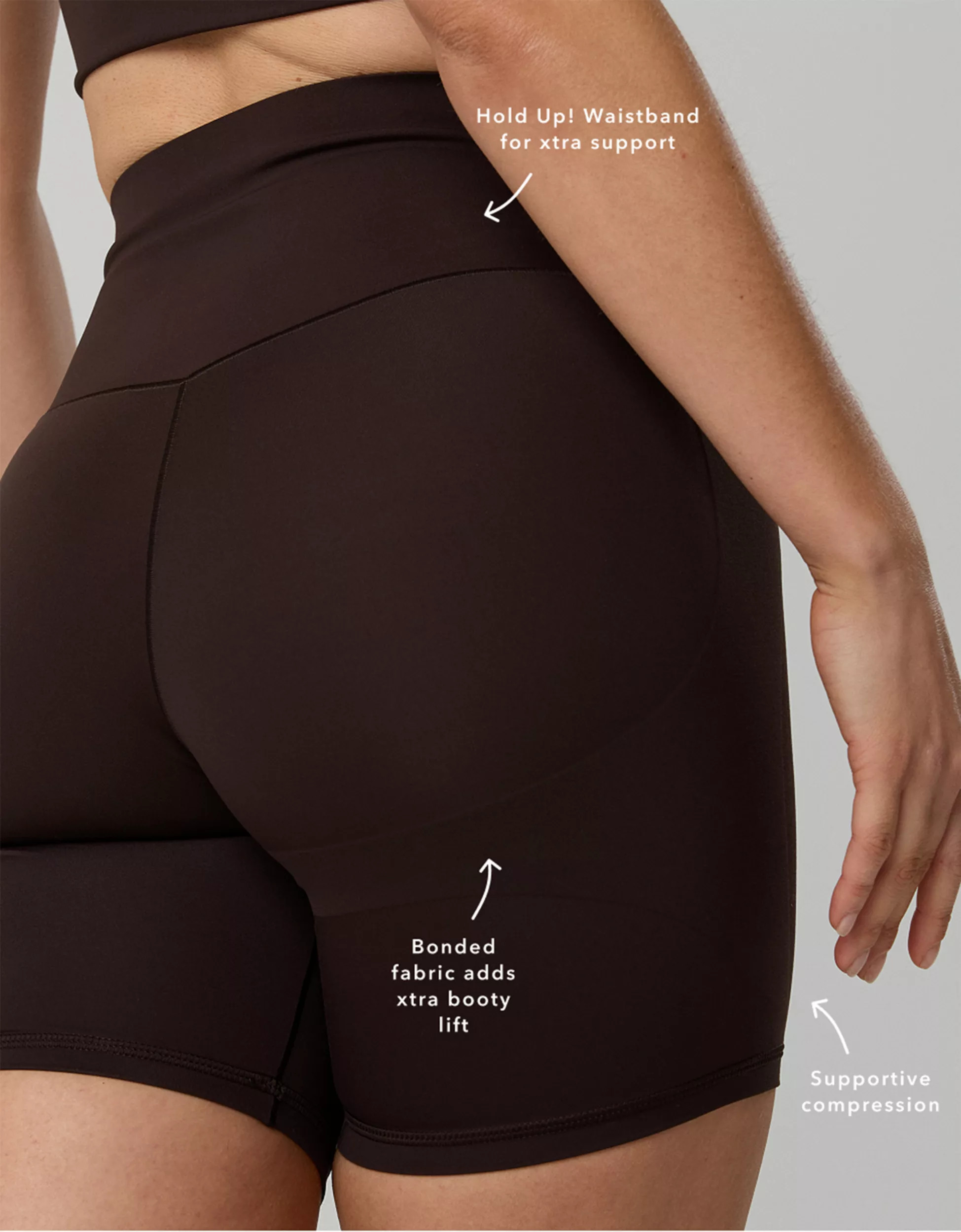 OFFLINE By Aerie Real Me XTRA Hold Up! Lift High Waisted 7" Bike Short | American Eagle Outfitters (US & CA)