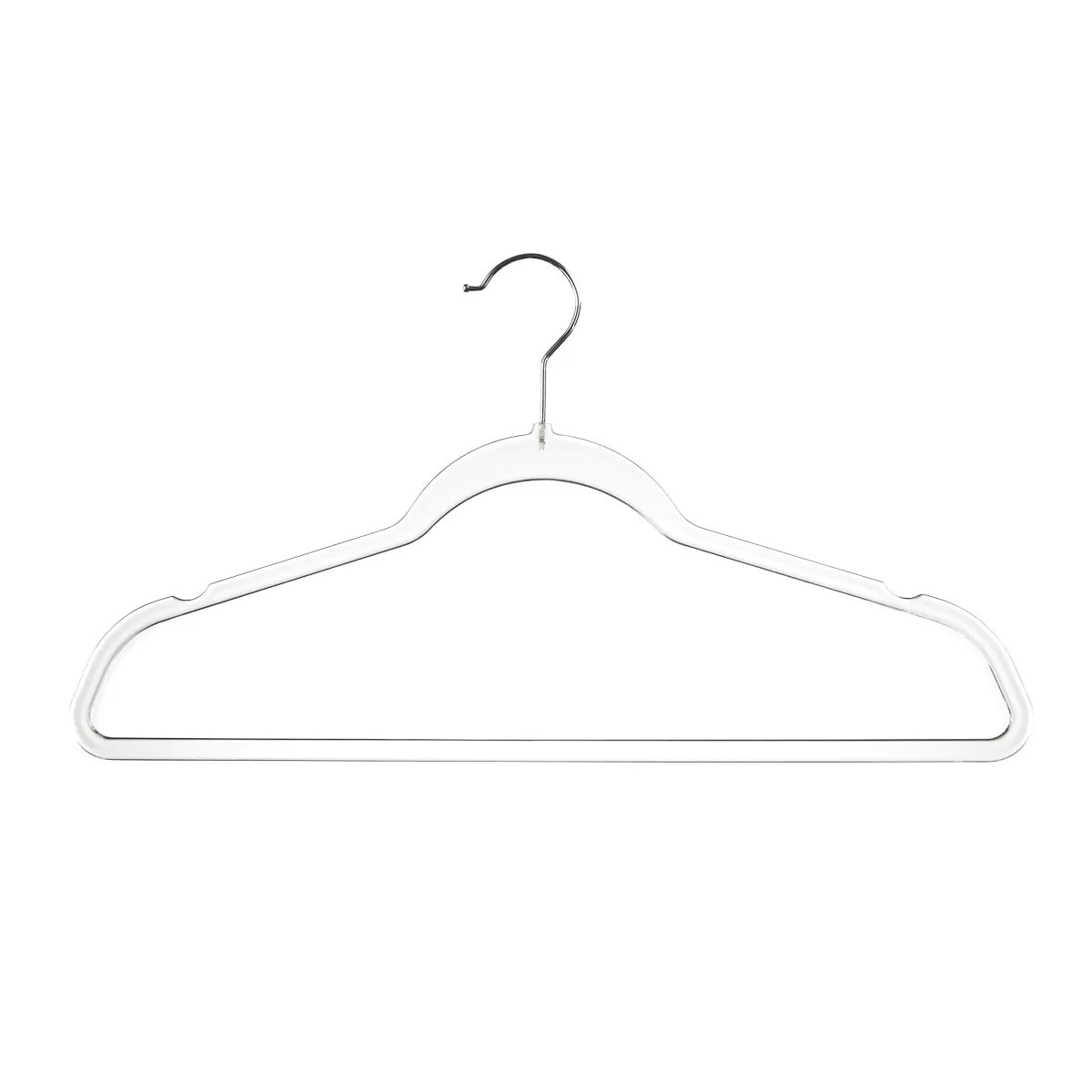 The Container Store Clear Slim Hangers | The Container Store