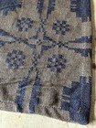 14"x 56" RUNNER Blue Tan Cotton Pioneer Weave Primitive Woven Vtg Reproduction | eBay | eBay US