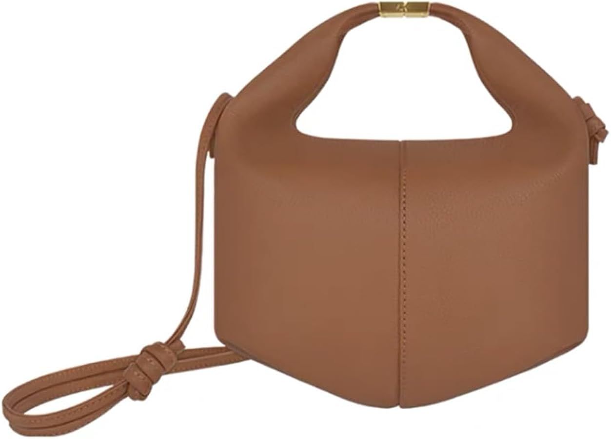Bento Bag Leather Shoulder Bag Women's Crossbody Bag Lunch Box Bag Handbag Hobo Bag Purse Mini To... | Amazon (US)