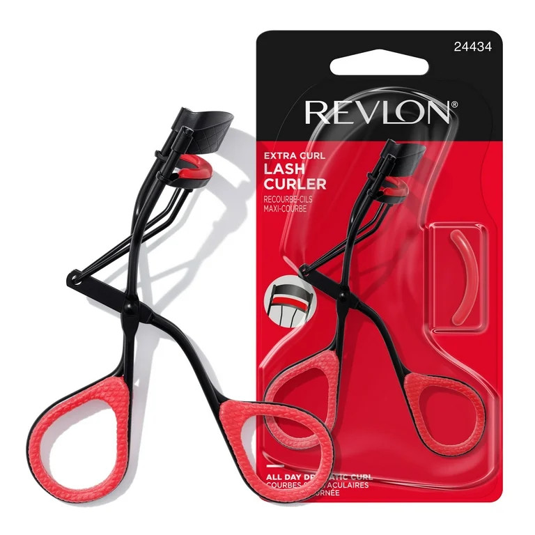 Revlon Extra Curl Lash Curler, All Day Dramatic Curl, No-Slip Finger Grips, 1 count | Walmart (US)