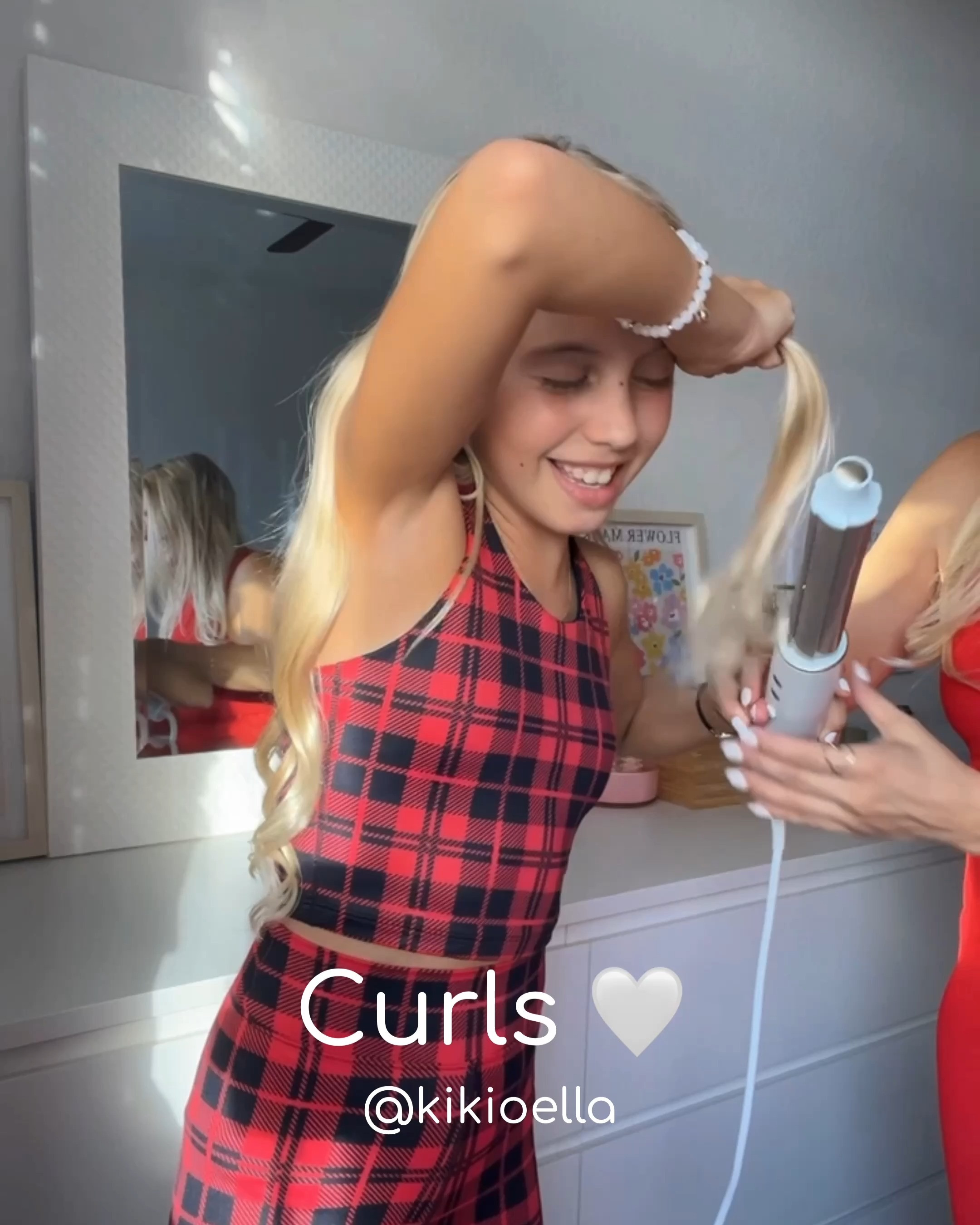 On sale! ✨ The T3 Aire 360 curls like magic—just wrap, wait, and wow! Zero heat damage, just bouncy, beautiful curls. 💕 Comes with a dryer, oval brush, and curling attachments for the perfect salon look at home. Highly recommend - Shop now :) #HeatlessCurls #BouncyBlowout #LTKBeauty #TweenHair #HairGoals 

 #LTKSaleAlert #LTKBeauty