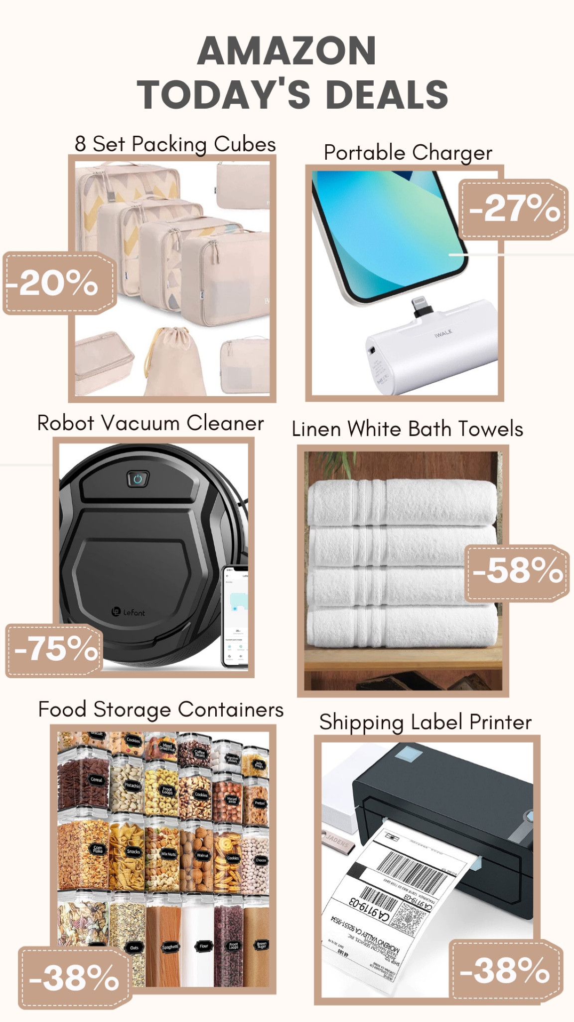 Amazon today’s deals! Don’t miss them ✨ ofertas de Amazon hoy! 

#LTKsalealert #LTKFind #LTKSale