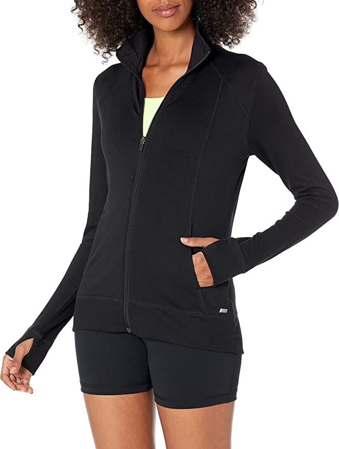 Amazon Essentials Women's Studio Terry Long-Sleeve Full-Zip Jacket | Amazon (US)