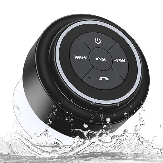 HAISSKY Bluetooth Shower Speakers, Portable Wireless Speaker with Suction Cup, IP67 Waterproof Ou... | Amazon (US)