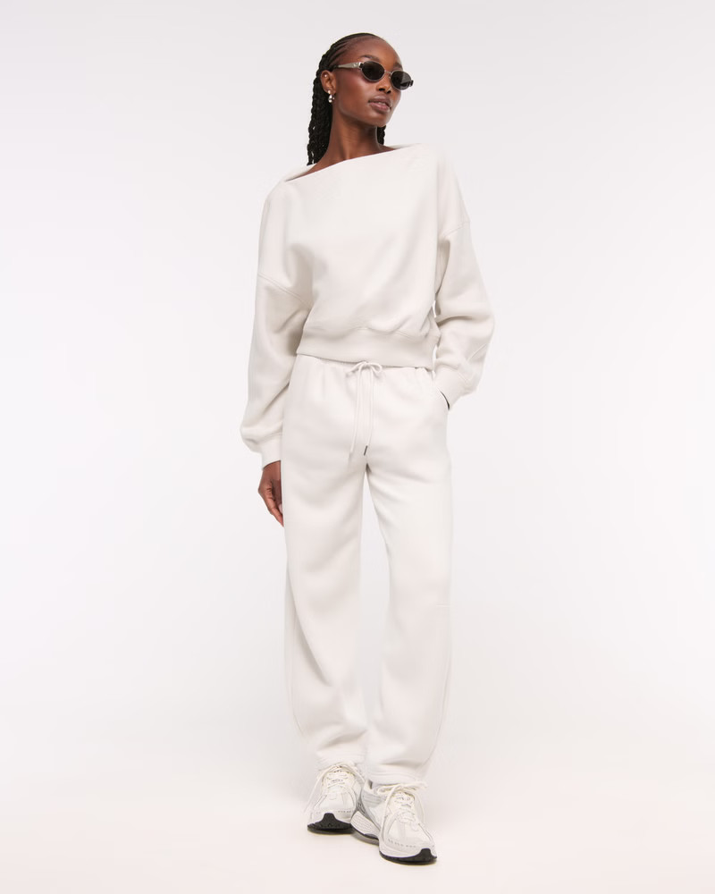 High Rise Barrel Sunday Sweatpant | Abercrombie & Fitch (US)