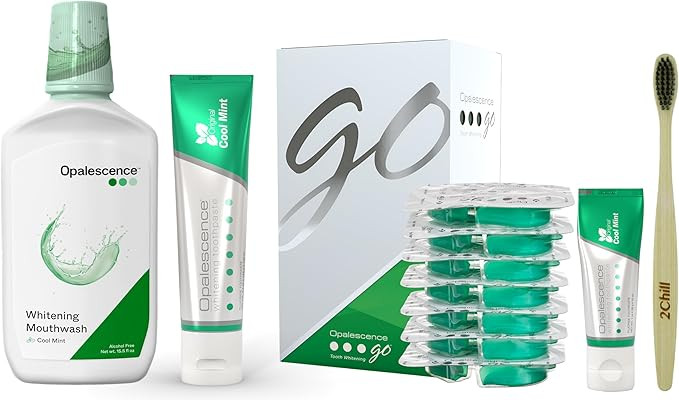 Opalescence Go Teeth Whitening Kit 15% Hydrogen Peroxide 7 Treatments with Original Toothpaste 4.... | Amazon (US)