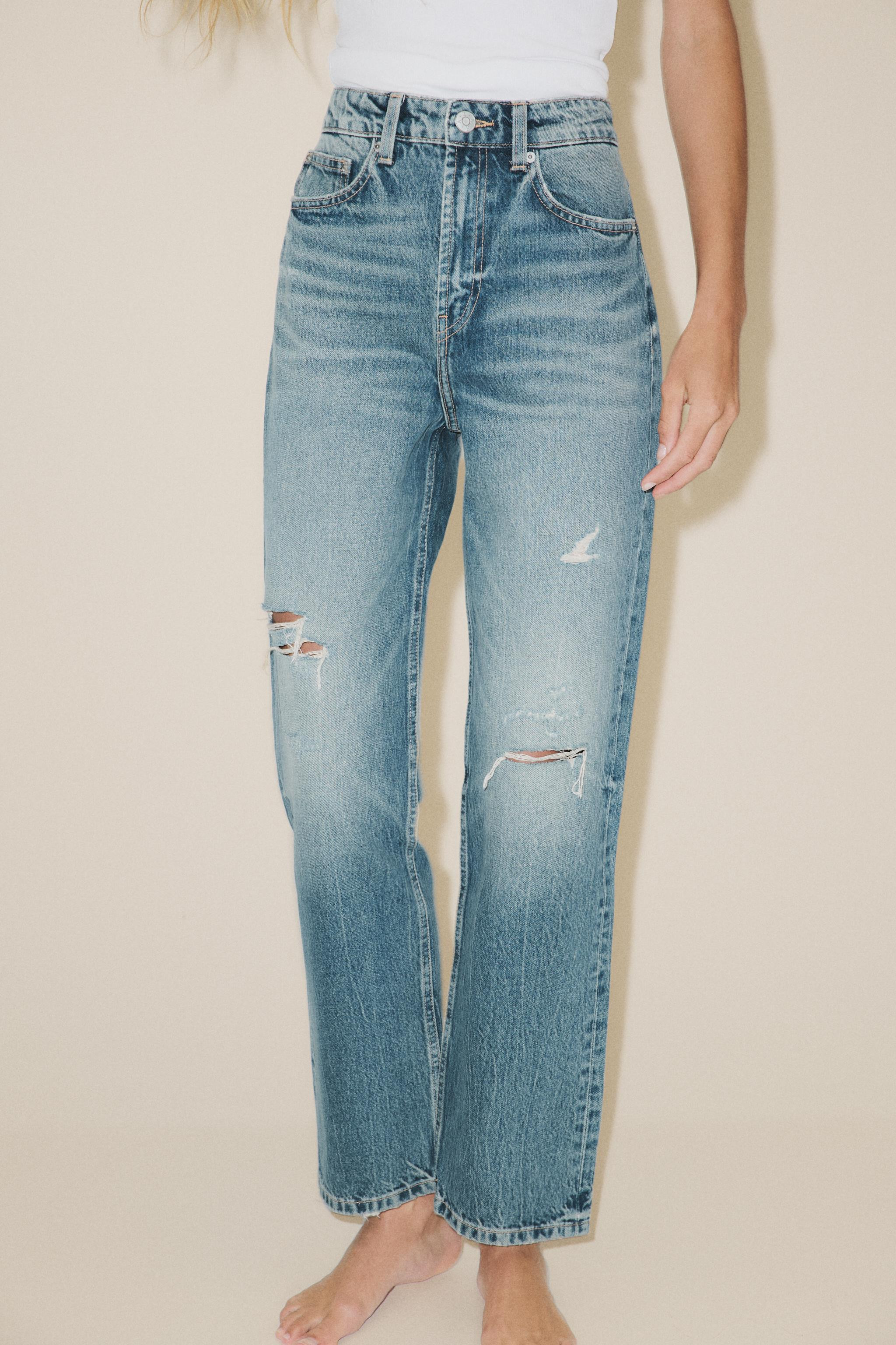 TRF MOM FIT HIGH WAIST JEANS | Zara US