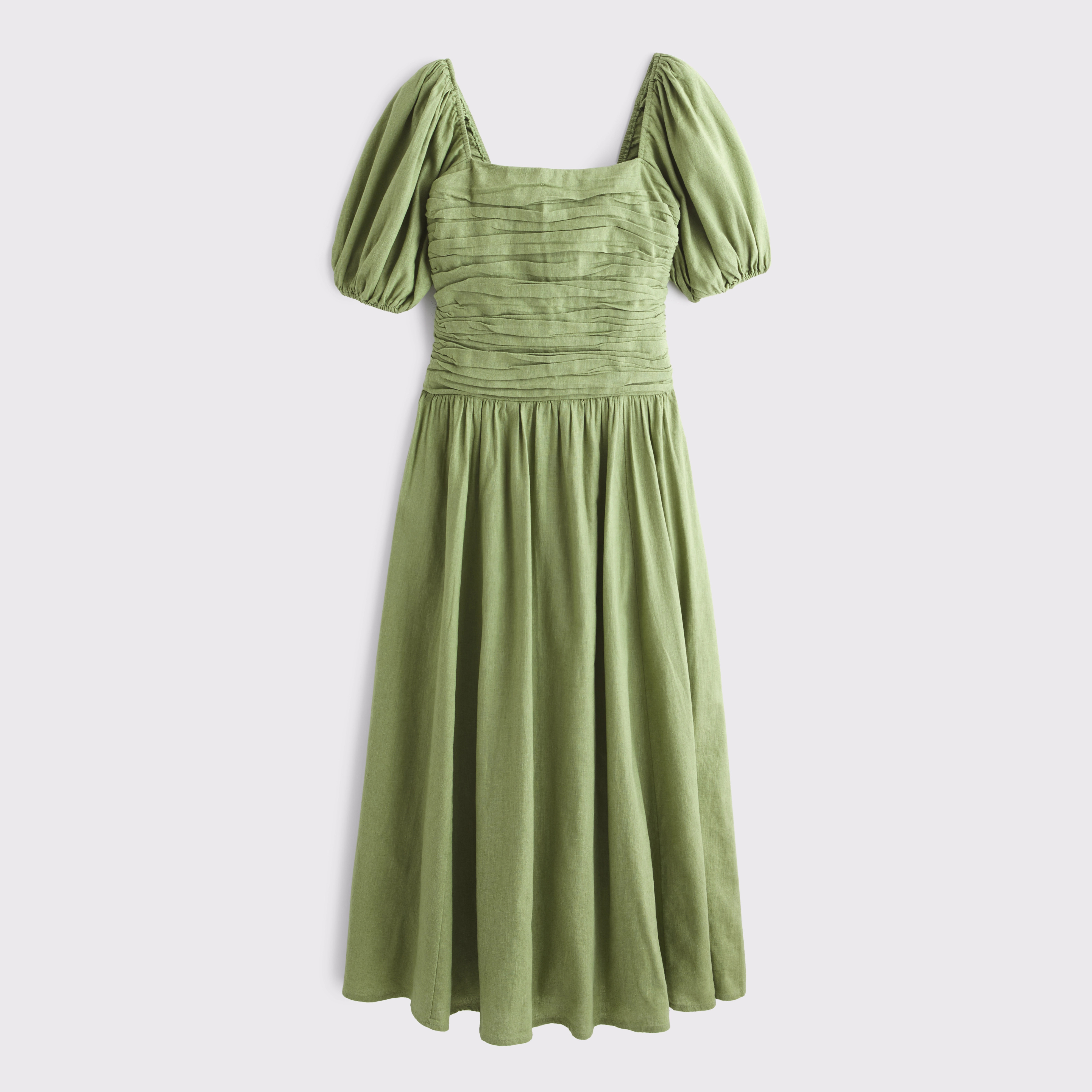 The A&F Emerson Drop-Waist Maxi Dress | Abercrombie & Fitch (UK)