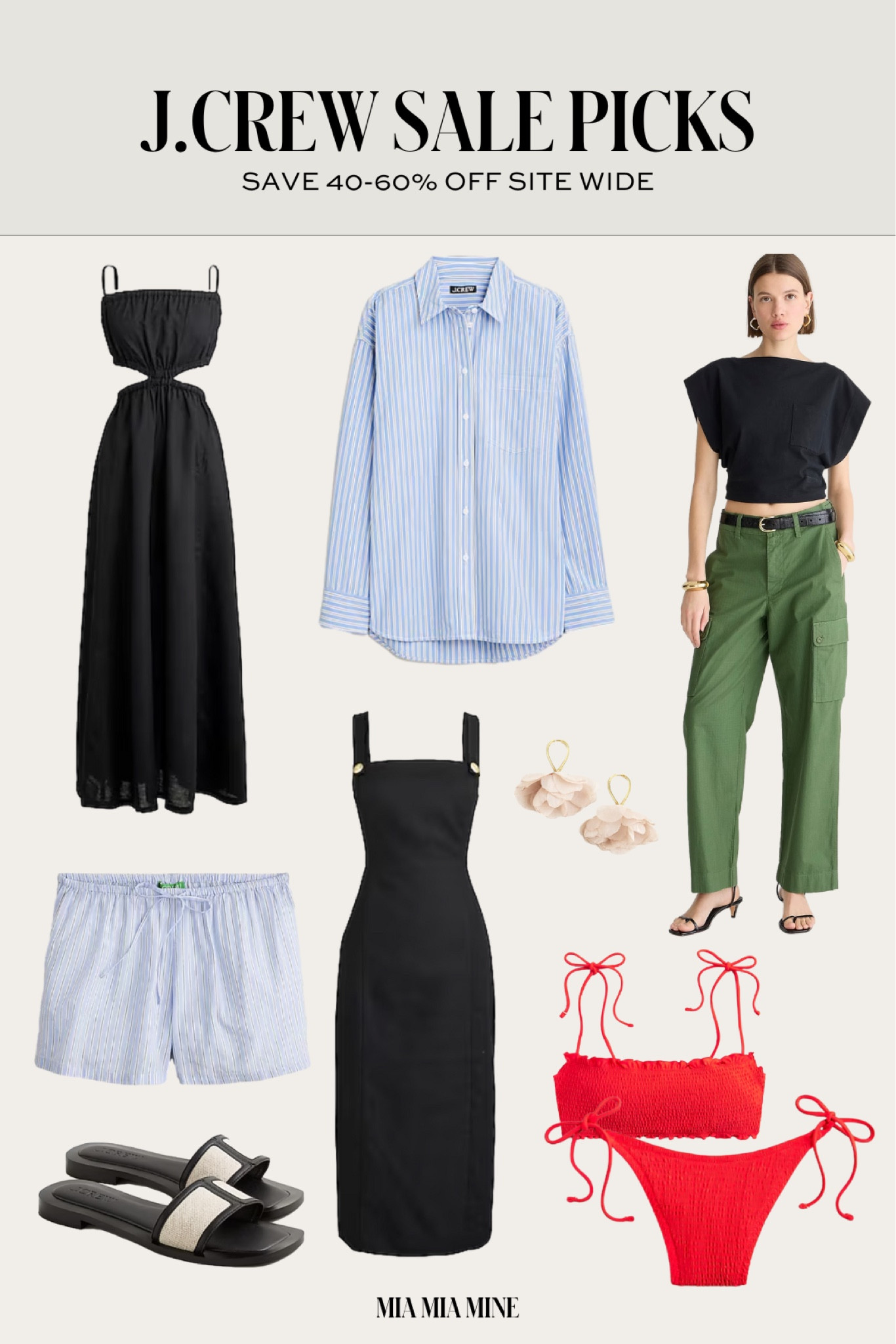 Jcrew Memorial Day sale picks
Save 40-60% off site wide 
Save on summer dresses, swimsuits, cargo pants and summer shorts 

#LTKSaleAlert #LTKStyleTip #LTKFindsUnder100