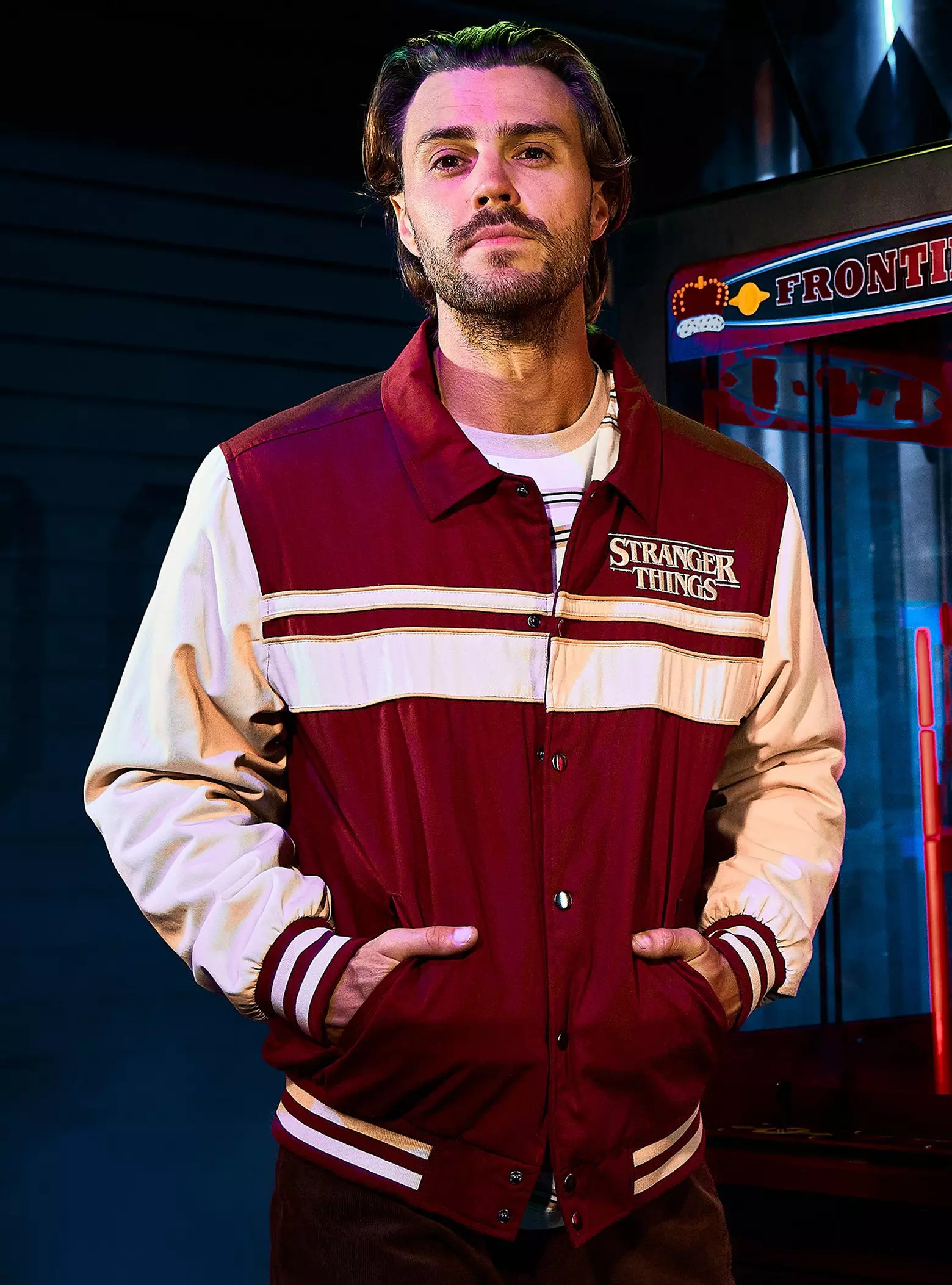 Stranger Things Logo Retro Varisty Jacket - BoxLunch Exclusive | BoxLunch