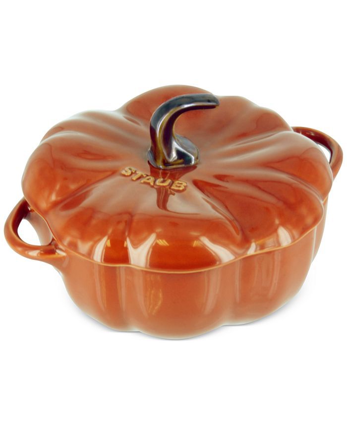 Staub Ceramic 24-Oz. Pumpkin Cocotte  & Reviews - Bakeware - Kitchen - Macy's | Macys (US)