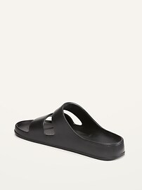 Sugarcane-Blend Double-Strap Slide Sandals for Women (Partially Plant-Based) | Old Navy (US)