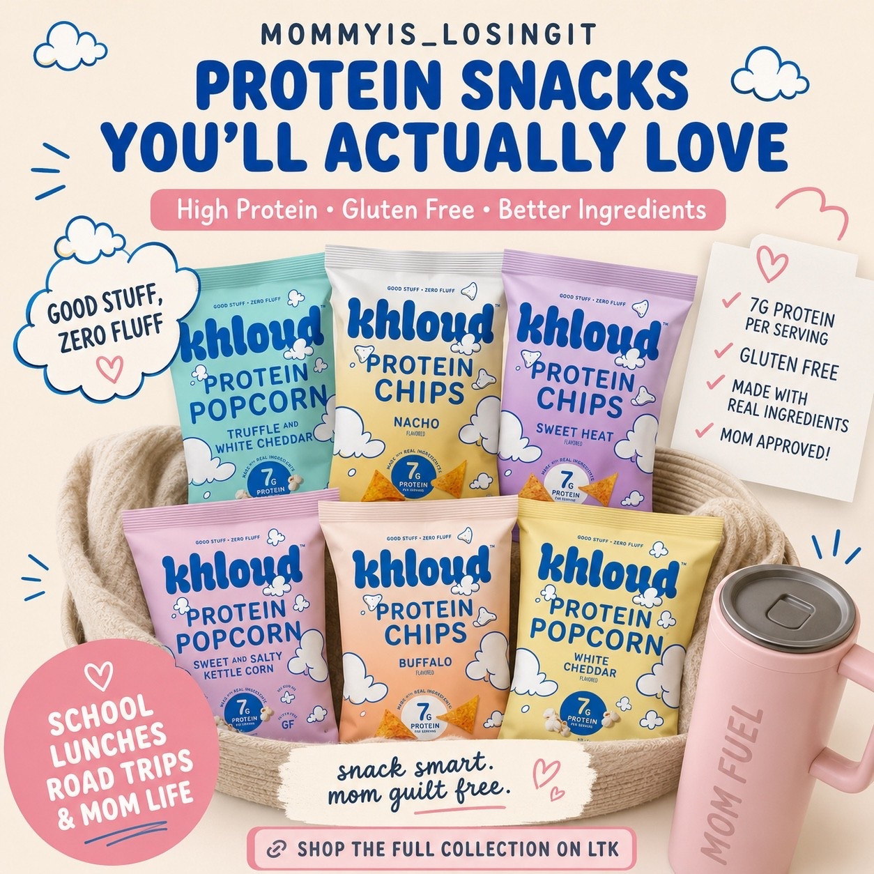 If you’re trying to hit your protein goals without living on shakes and chicken breast, these protein popcorn and protein chips are such a fun find! 🙌

✔️ 7g protein per serving
✔️ Gluten-free
✔️ Made with real ingredients
✔️ Perfect for school lunches, road trips, work days, and busy mom life

I love having easy grab-and-go options that help me stay on track, especially on running days when I need a little extra fuel between meals. The White Cheddar Popcorn is my current favorite, but the Sweet Heat Chips are a close second! 😍

If you’re always looking for healthier snack swaps that don’t taste like cardboard, these are worth adding to your cart.

✨ Shop my favorites through the link in my LTK!

#LTKFinds #ProteinSnacks #HealthySnackIdeas #HighProteinSnacks #MomLife #SnackIdeas #RunningMom #WeightLossJourney #BariatricLife #ProteinGoals #HealthyLifestyle #GlutenFreeSnacks #RoadTripSnacks #SchoolLunchIdeas